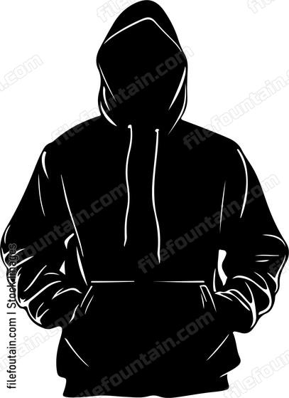 Person wearing hoodie