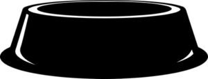 Pet Food Bowl Plain