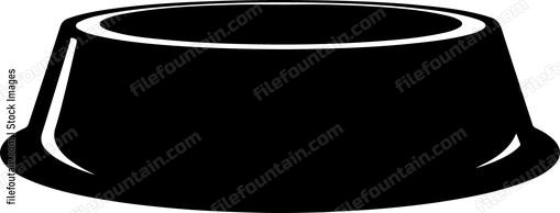Pet Food Bowl Plain