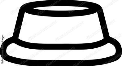 Pet Food Bowl Plain