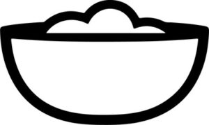 Pet Food In Bowl Empty