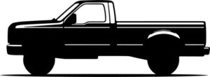 Pickup Truck Side View