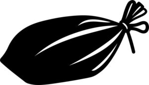 Pillow tied with string