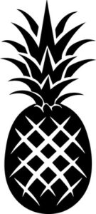 pineapple fruit silhouette