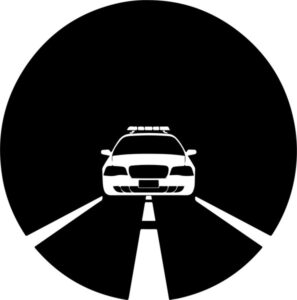 Police Car In Tunnel