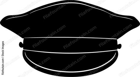 Police Hat Front
