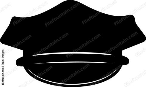 Police Hat Front