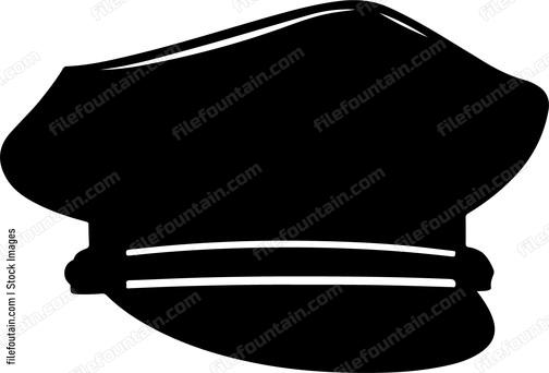 Police Hat Front