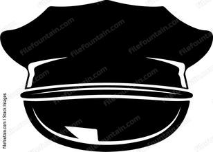 Police Hat Front