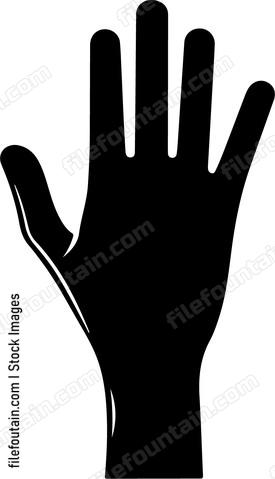 raised hand