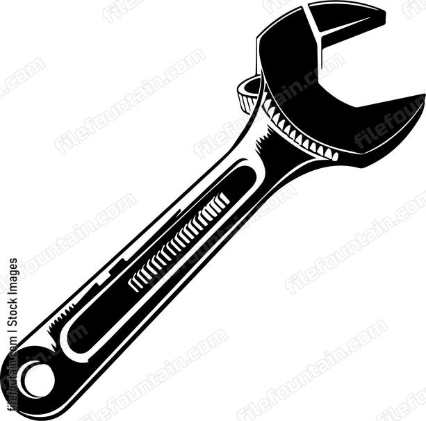 Retro Adjustable Wrench