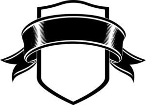 Retro Banner and Shield