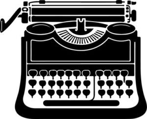 Retro Paper Typewriter