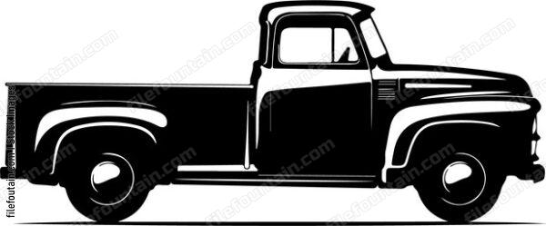 Retro Pick Up Truck