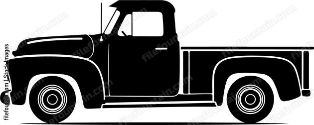 Retro Pick Up Truck