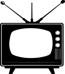 Retro television set