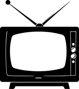 Retro television set