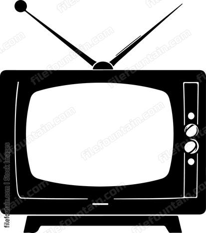 Retro television set