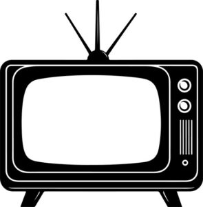 Retro television set