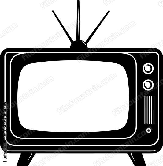 Retro television set
