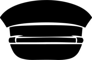 Retro Train Conductor Cap