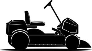 Riding Lawn Mower With Mulching Capability