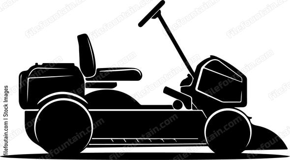 Riding Lawn Mower With Mulching Capability