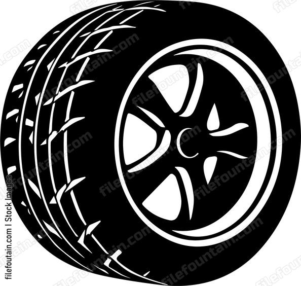 Rim and tire tread