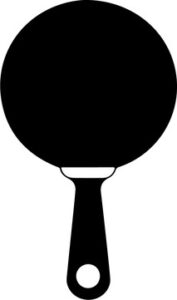 Round cooking pwith handle