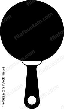 Round cooking pwith handle