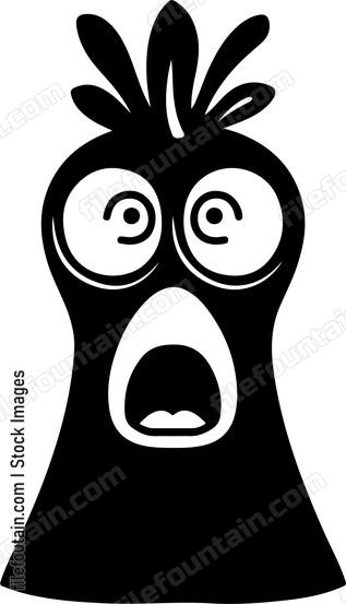 Scared Chicken