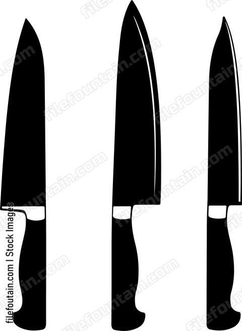 Set Of Kitchen Knives