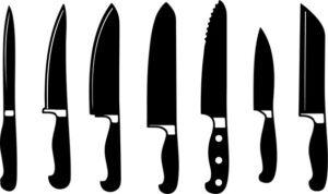 Set Of Kitchen Knives
