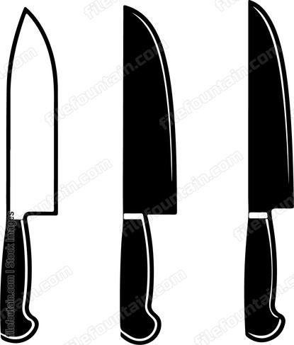 Set Of Kitchen Knives