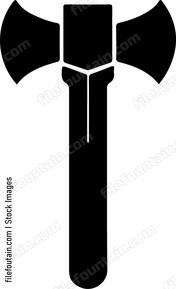 Sharp axe head and handle