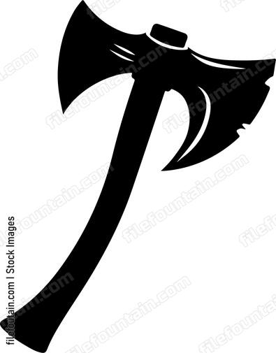 Sharp double bladed axe