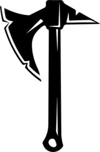 Sharp fantasy axe