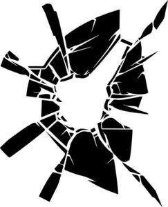 Shattered Broken Glass
