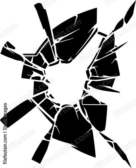 Shattered Broken Glass