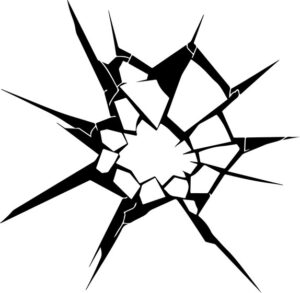 Shattered Broken Glass
