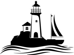 Ship And Light House