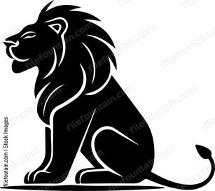 Sitting Lion