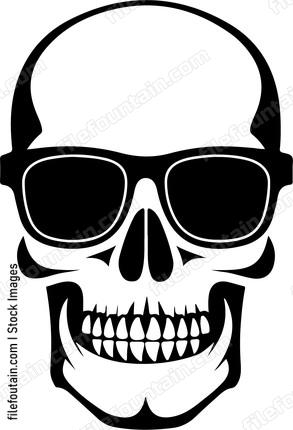 Skull In Glasses