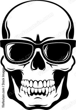 Skull In Glasses