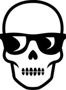 Skull In Glasses