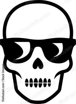Skull In Glasses
