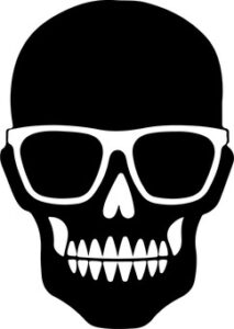 Skull In Glasses