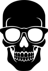 Skull In Sunlasses