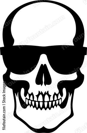 Skull In Sunlasses