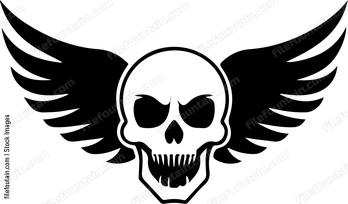 Skull With Wings